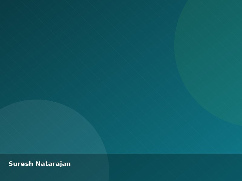 Suresh Natarajan, Training & Compliance Manager at SMARTen Solutions